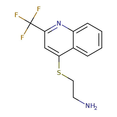 NCCSc1cc(nc2c1cccc2)C(F)(F)F