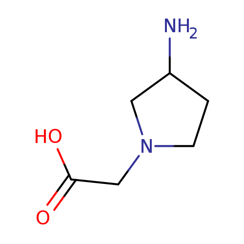 NC1CCN(C1)CC(=O)O