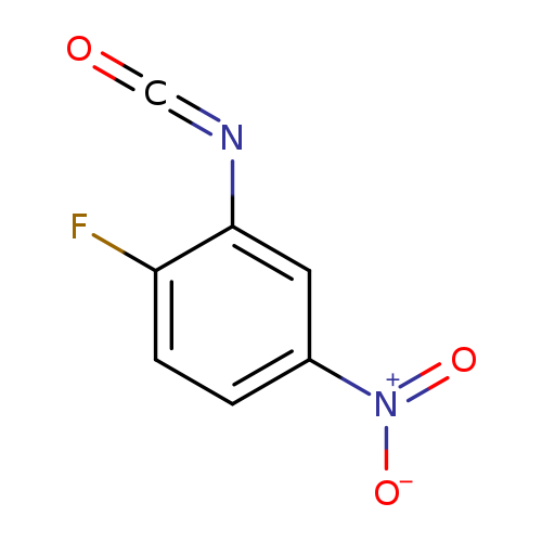 O=C=Nc1cc(ccc1F)[N+](=O)[O-]