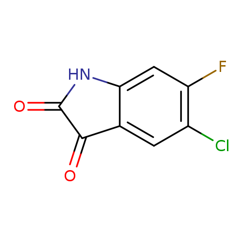 O=C1Nc2c(C1=O)cc(c(c2)F)Cl