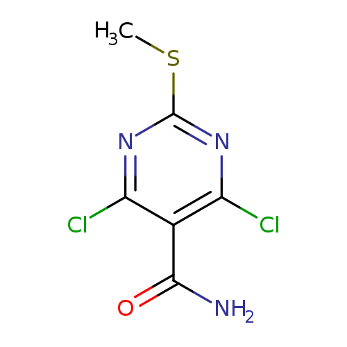 CSc1nc(Cl)c(c(n1)Cl)C(=O)N