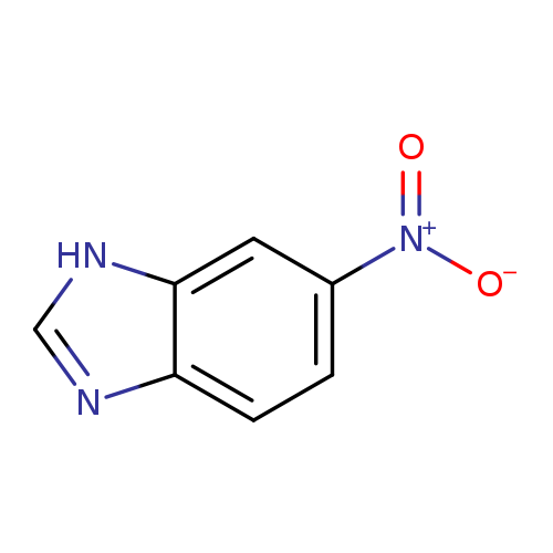 [O-][N+](=O)c1ccc2c(c1)[nH]cn2