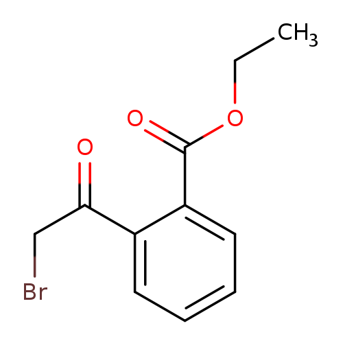 CCOC(=O)c1ccccc1C(=O)CBr