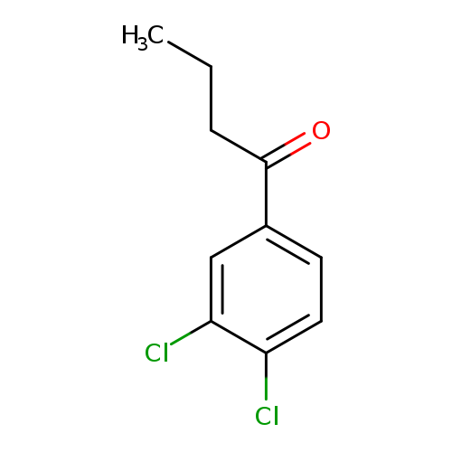 CCCC(=O)c1ccc(c(c1)Cl)Cl