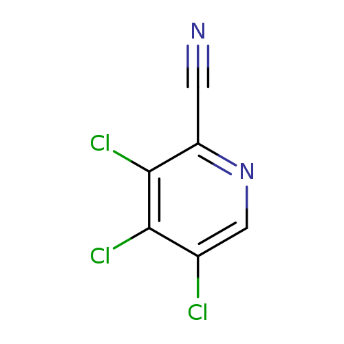 N#Cc1ncc(c(c1Cl)Cl)Cl