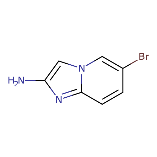 Brc1ccc2n(c1)cc(n2)N