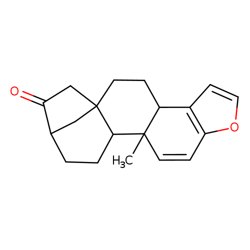 O=C1CC23CC1CCC3C1(C(CC2)c2ccoc2C=C1)C