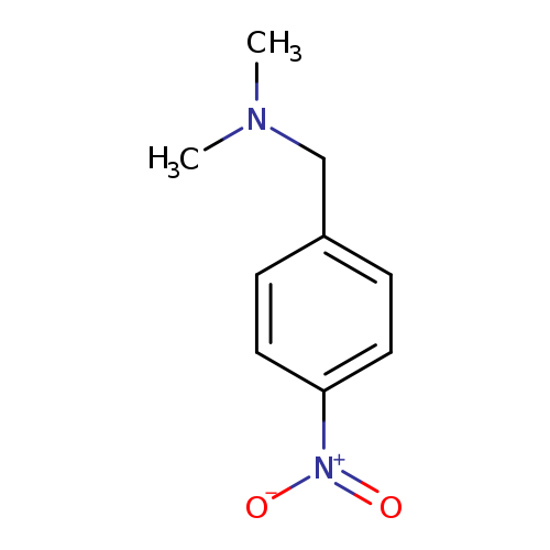 CN(Cc1ccc(cc1)[N+](=O)[O-])C