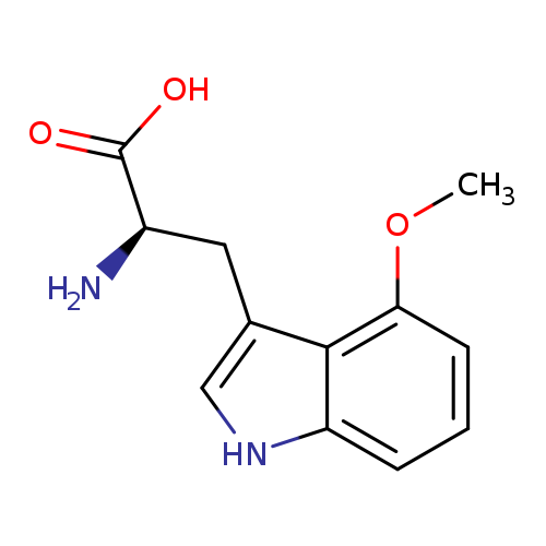 COc1cccc2c1c(c[nH]2)C[C@H](C(=O)O)N