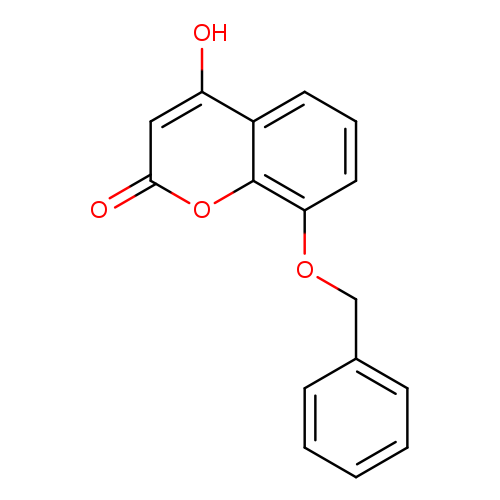 O=c1cc(O)c2c(o1)c(ccc2)OCc1ccccc1