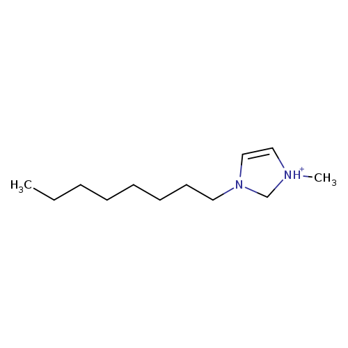 CCCCCCCCN1C=C[NH+](C1)C