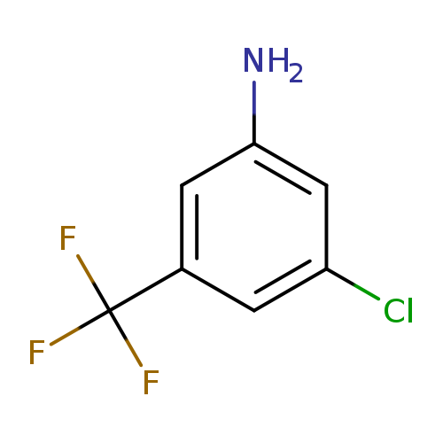 Nc1cc(Cl)cc(c1)C(F)(F)F