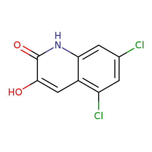 Clc1cc(Cl)c2c(c1)[nH]c(=O)c(c2)O