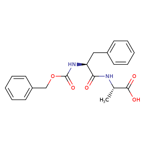 O=C(N[C@H](C(=O)N[C@H](C(=O)O)C)Cc1ccccc1)OCc1ccccc1