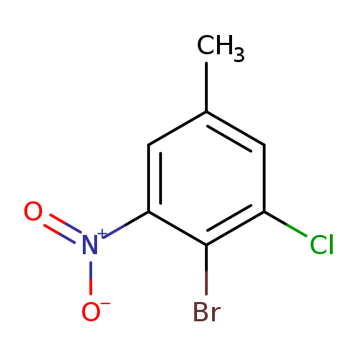 Cc1cc(Cl)c(c(c1)[N+](=O)[O-])Br