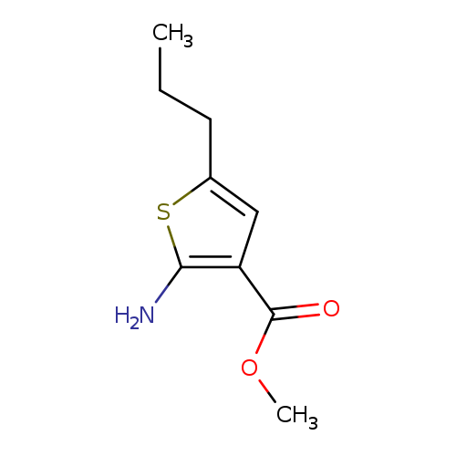 CCCc1sc(c(c1)C(=O)OC)N