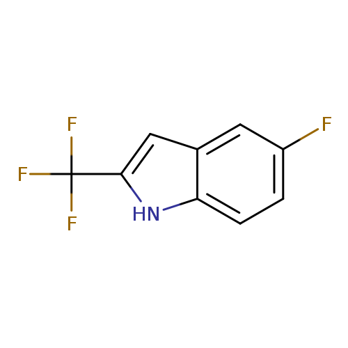 Fc1ccc2c(c1)cc([nH]2)C(F)(F)F