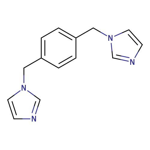 c1ncn(c1)Cc1ccc(cc1)Cn1cncc1