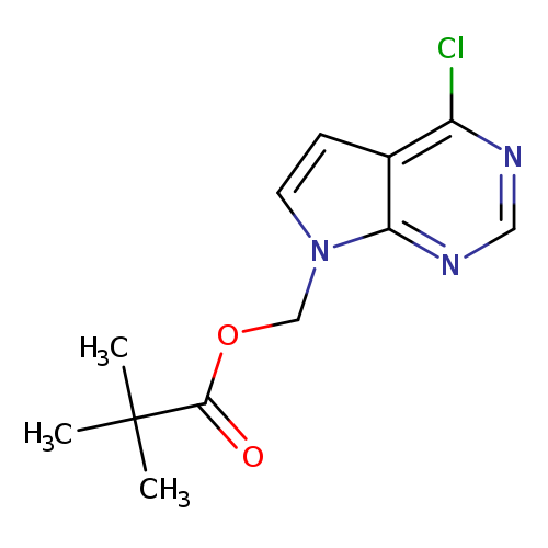 O=C(C(C)(C)C)OCn1ccc2c1ncnc2Cl