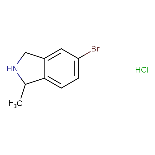 Brc1ccc2c(c1)CNC2C.Cl