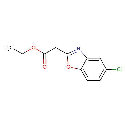 CCOC(=O)Cc1nc2c(o1)ccc(c2)Cl
