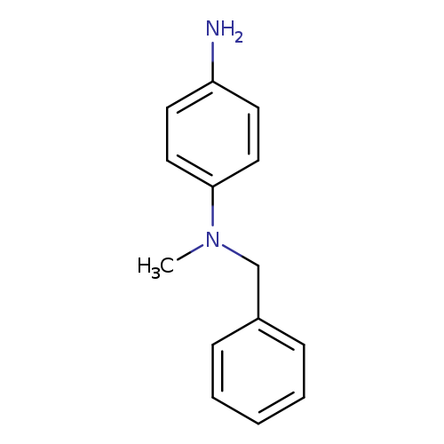 Nc1ccc(cc1)N(Cc1ccccc1)C