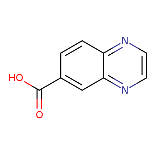 OC(=O)c1ccc2c(c1)nccn2