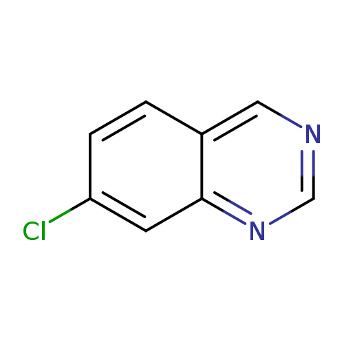 Clc1ccc2c(c1)ncnc2