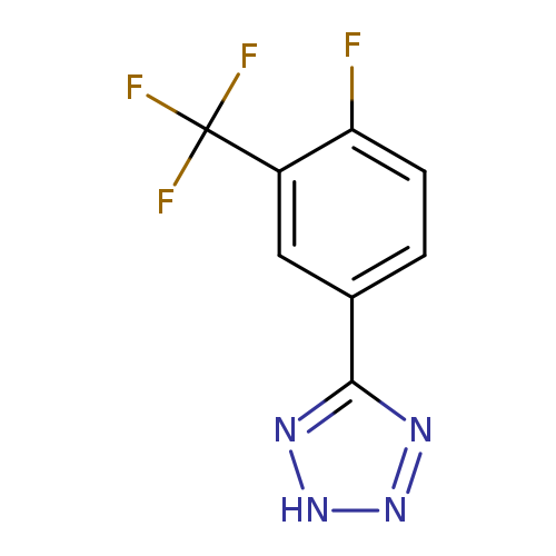 Fc1ccc(cc1C(F)(F)F)c1n[nH]nn1