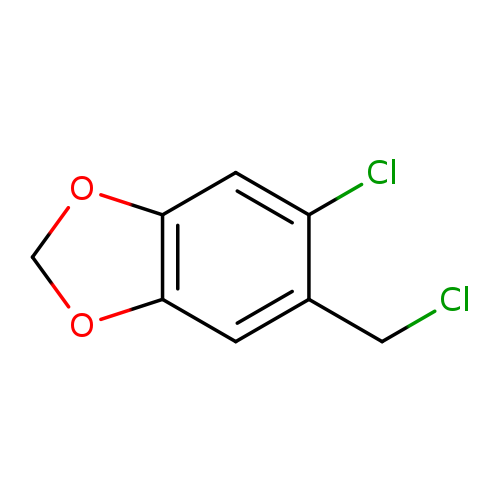 ClCc1cc2OCOc2cc1Cl