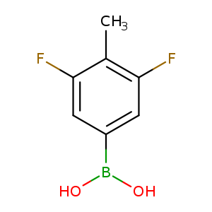 OB(c1cc(F)c(c(c1)F)C)O