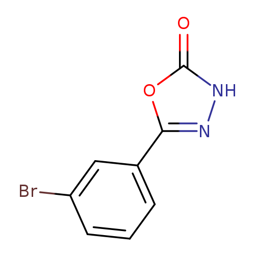 Brc1cccc(c1)c1n[nH]c(=O)o1