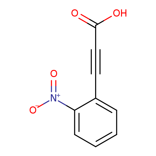OC(=O)C#Cc1ccccc1[N+](=O)[O-]