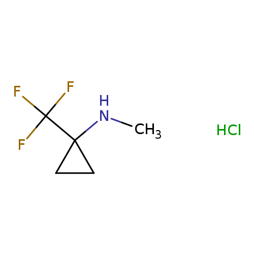 CNC1(CC1)C(F)(F)F.Cl