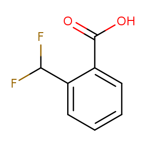 OC(=O)c1ccccc1C(F)F
