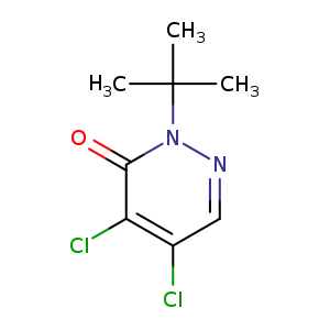 CC(n1ncc(c(c1=O)Cl)Cl)(C)C
