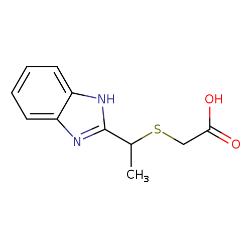 OC(=O)CSC(c1nc2c([nH]1)cccc2)C