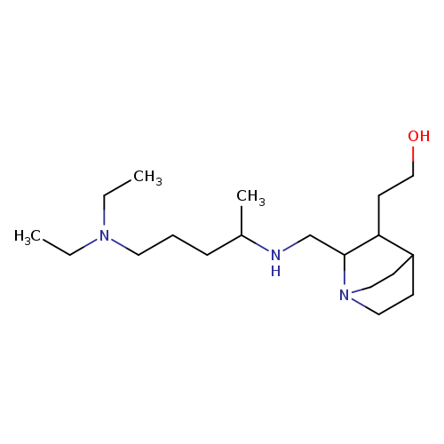 OCCC1C2CCN(C1CNC(CCCN(CC)CC)C)CC2
