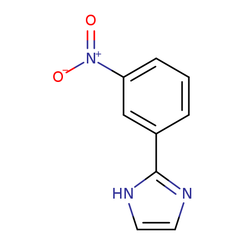 [O-][N+](=O)c1cccc(c1)c1ncc[nH]1