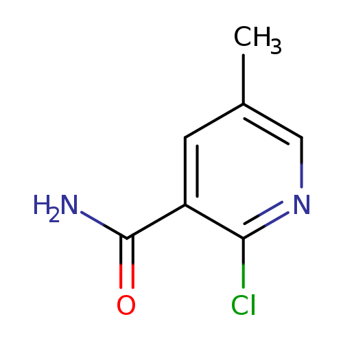 Cc1cnc(c(c1)C(=O)N)Cl