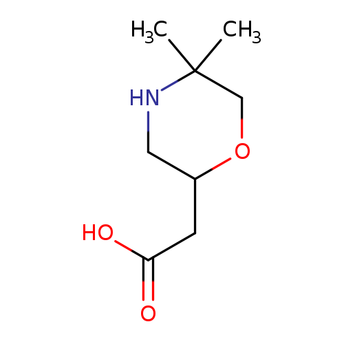 OC(=O)CC1OCC(NC1)(C)C