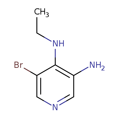 CCNc1c(N)cncc1Br