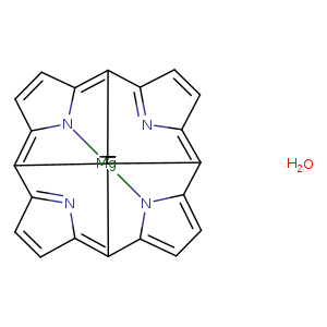 c1ccc(cc1)/C/1=C/2C=CC(=N2)/C(=c/2
3[Mg]n4c1ccc4/C(=C1/C=CC(=N1)/C(=c3/cc2)/c1ccccc1)/c1ccccc1)/c1ccccc1.O