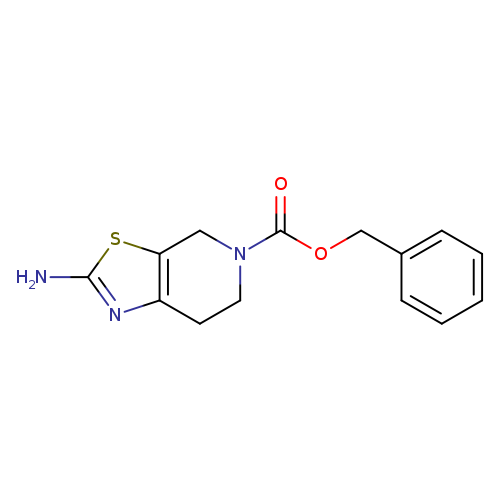 O=C(N1CCc2c(C1)sc(n2)N)OCc1ccccc1