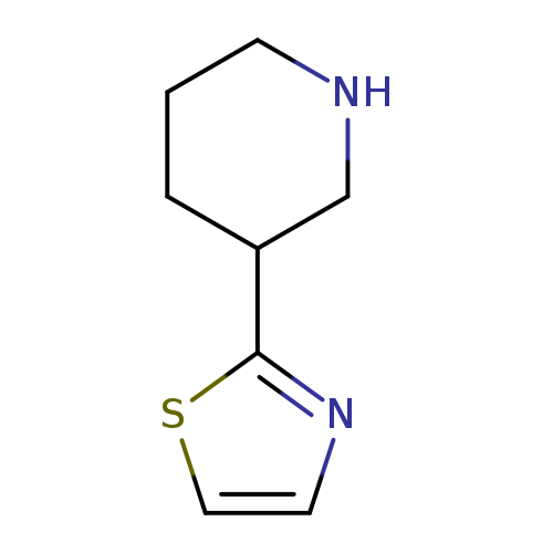 C1CCC(CN1)c1nccs1