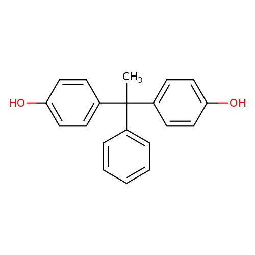 Oc1ccc(cc1)C(c1ccc(cc1)O)(c1ccccc1)C