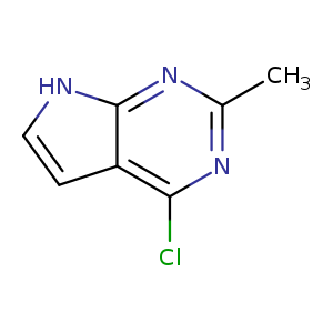 Cc1nc(Cl)c2c(n1)[nH]cc2