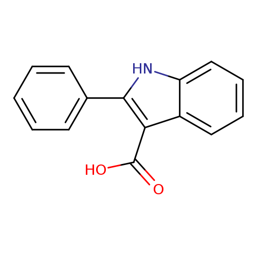OC(=O)c1c([nH]c2c1cccc2)c1ccccc1
