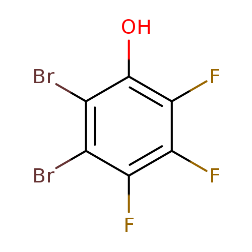 Oc1c(F)c(F)c(c(c1Br)Br)F