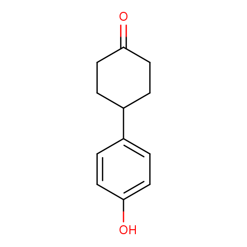 O=C1CCC(CC1)c1ccc(cc1)O